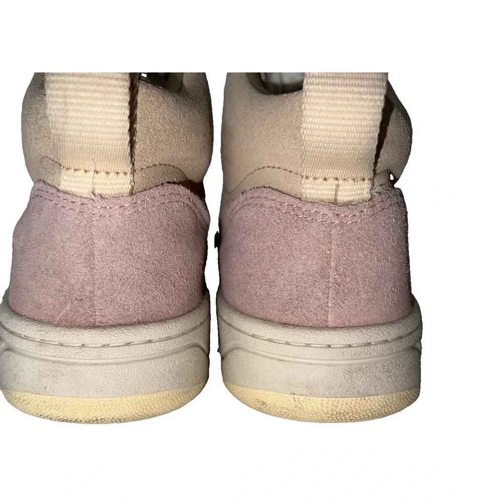 Veja V-15 Multico Peach Suede Leather Lace Up High Top Women's Size 6(8-b18)